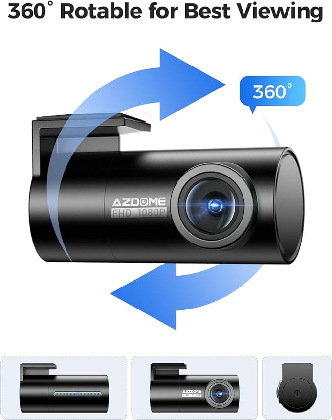 Load image into Gallery viewer, AZDOME Full HD 1080P 150° Wide View Rear Camera 4 Pin for AZDOME M300S Dash Cam
