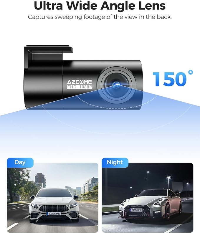 Load image into Gallery viewer, AZDOME Full HD 1080P 150° Wide View Rear Camera 4 Pin for AZDOME M300S Dash Cam
