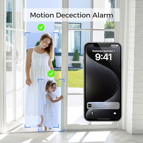 Load image into Gallery viewer, Arpha P160 Security Camera 2K WiFi PIR Human Detection Sound Detection, Two-Way Talk, Support TF Card &amp; Cloud Storage
