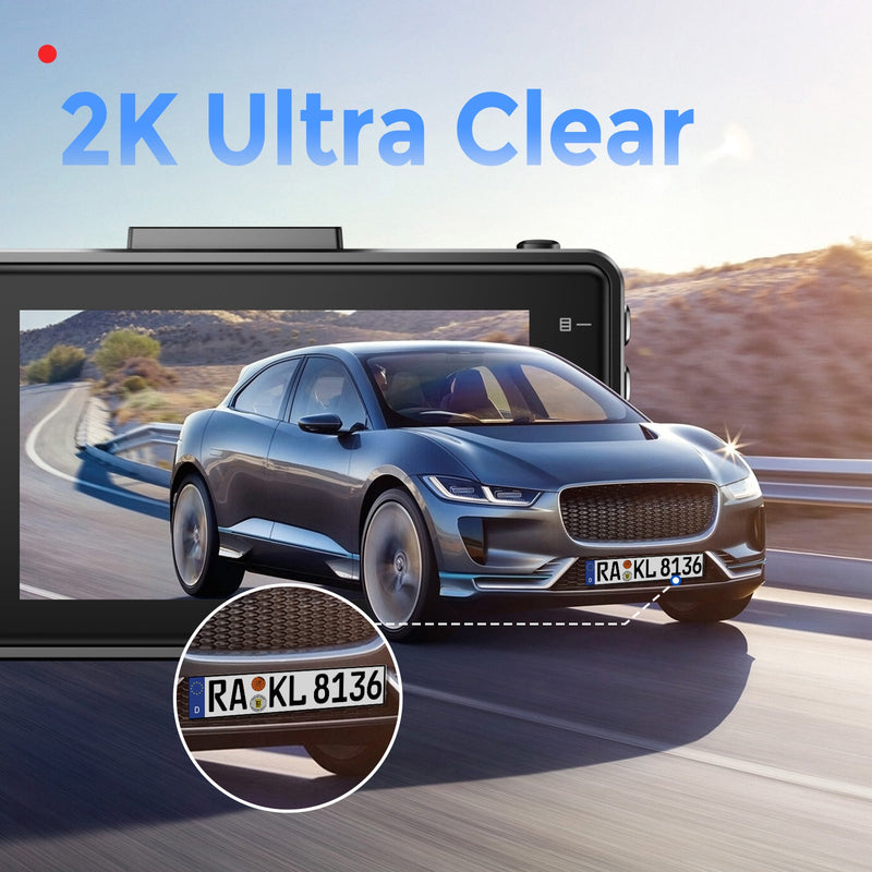 Load image into Gallery viewer, AZDOME M27 1CH Dash Cam 2K with  3&quot; Display 24H Parking Mode
