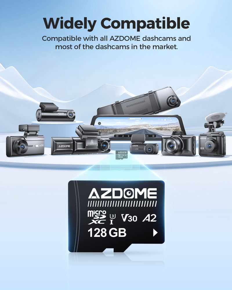 Load image into Gallery viewer, AZDOME 128GB Micro SD Card Memory Card for AZDOME  Dash Cam
