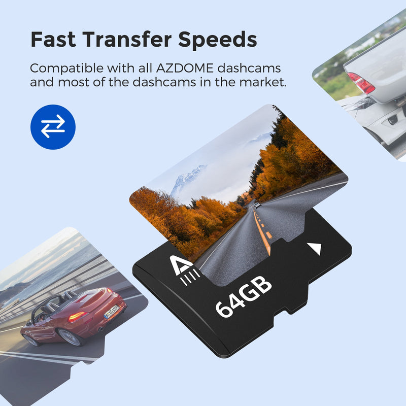 Load image into Gallery viewer, AZDOME 64GB SD Card Memory Card for AZDOME Dash Cam
