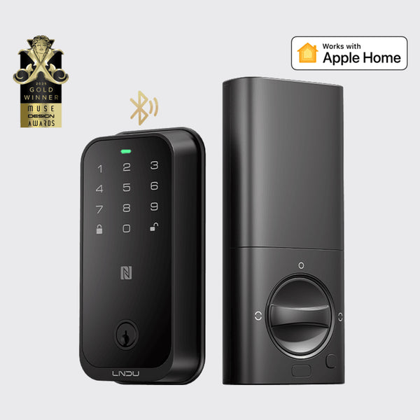 HK01 Smart Lock with Apple Home Key, Fingerprint Keyless Entry Door Lock Deadbolt for Front Door, Works with Homekit, Keypad, Auto Lock & Easy Install, US Tel Support