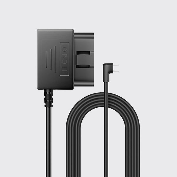 AZDOME Type C Port OBD Hardwire Kit for Dash Cam, Easy to Install, Support Parking Mode, 11FT 12V-24V to 5V Power Cable for Car Camera with Type C Port, Low Voltage Protection (Matte Black)
